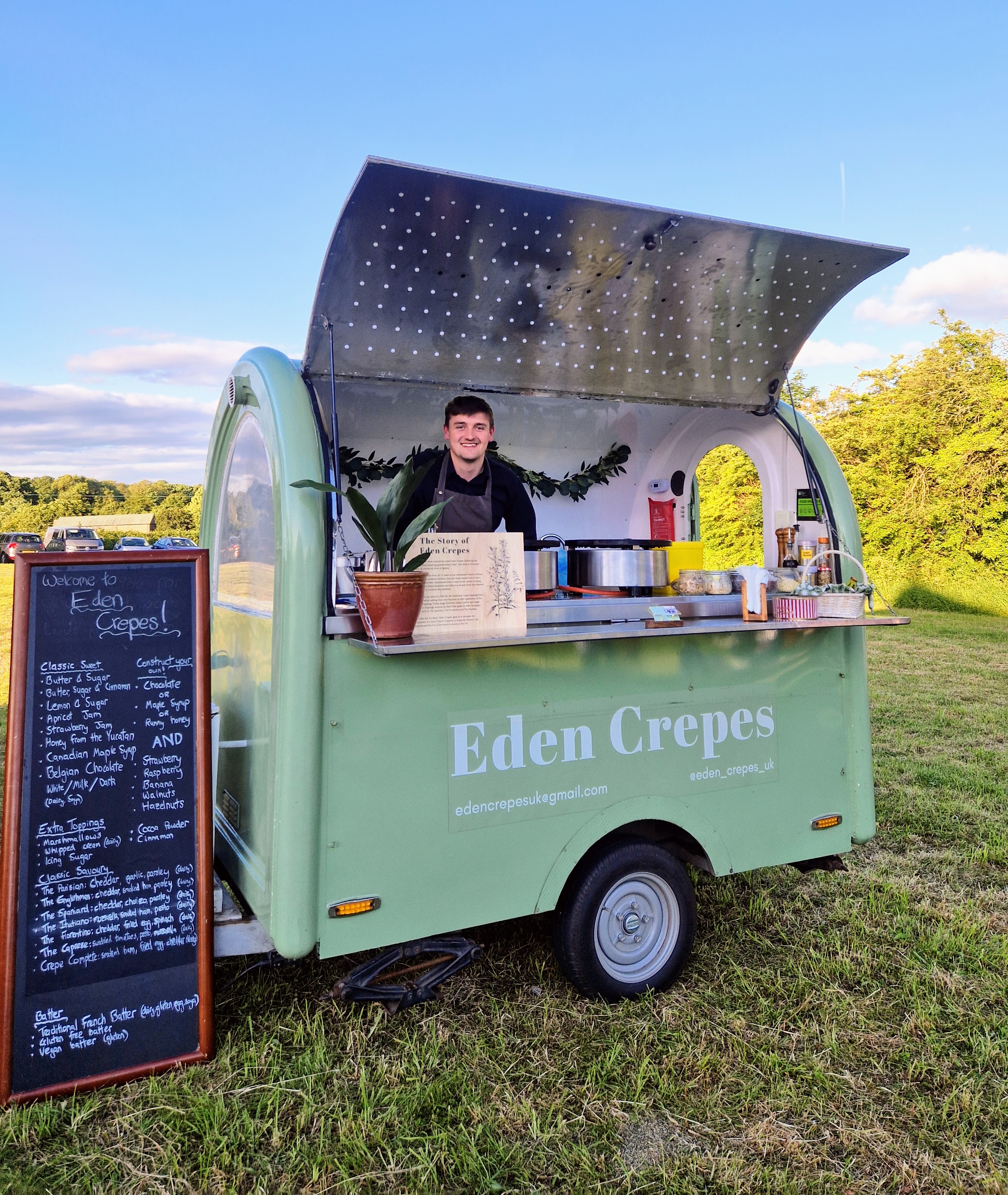 Eden Crepes green trailer